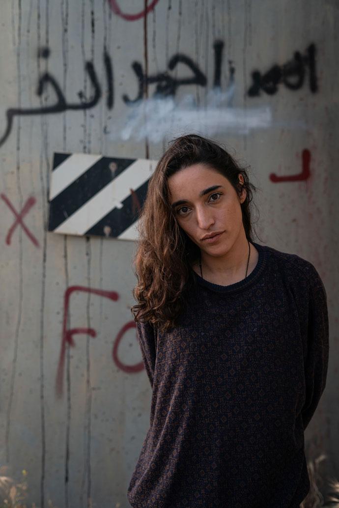 Sama Abdulhadi DJ. Foto by Samar Hazboun.