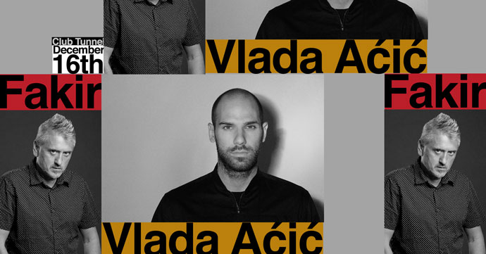 DJ-evi Vladimir Aćić i Fakir u Clubu Tunnel 16. decembra 2022. godine.