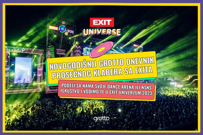Grotto-klabing-portal-i-EXIT-festival-2023-novogodisnja-akcija-sovoji-kartu Grotto klabing portal te vodi na EXIT festival 2023. Novogodišnja akcija osvoji kartu.
