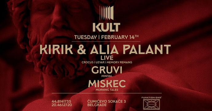 Kirik i Alia Palant Live u Clubu Kult 14. februara 2023. godine.
