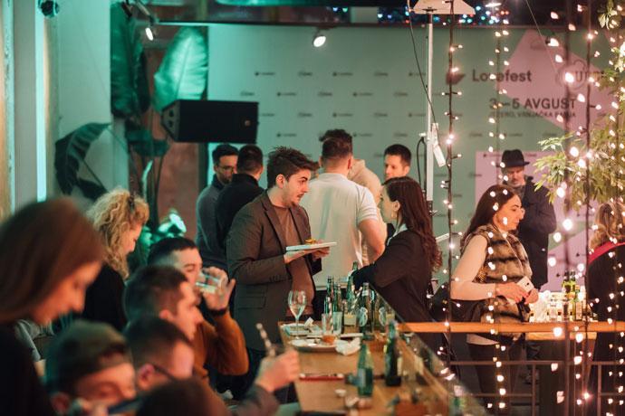 Lovefest i Tuborg objava saradnje u Kafeteriji Magazin 1907 31. januara 2023. godine.