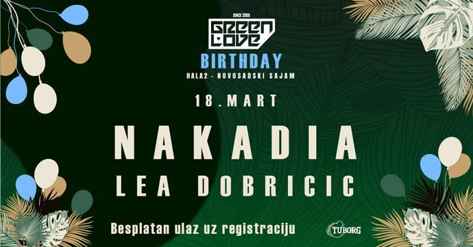 Nakadia i Lea Dobričić na Green Love Festival rođendanu 18. marta 2023. godine.