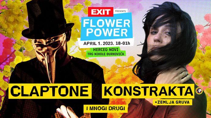 Winter Flower party by EXIT festival u Herceg Novom gde nastupaju Claptone i Konstrakta 01. aprila 2023. godine.