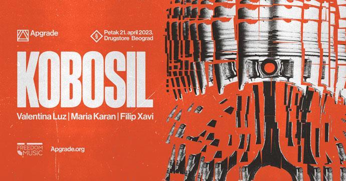 Kobosil i Valentina Luz u klubu Drugstore 21. aprila 2023. godine na Apgrade žurci.