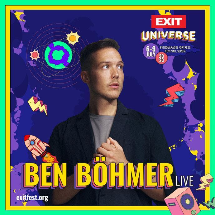 Ben Bohmer na EXIT festivalu, Dance Areni 09. jula 2023. godine.