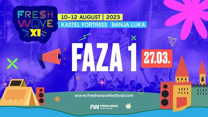 FreshWave festival 2023 prva faza izvođača najava.