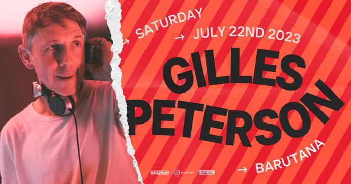 DJ Gilles Peterson će nastupiti u klubu Barutana 22. jula 2023. godine.