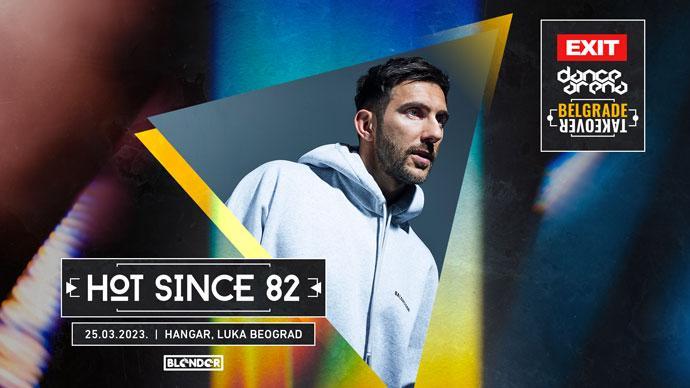Hot Since 82 u Hangaru Luke Beograd 25. marta 2023. godine na EXIT Dance Arena Belgrade Takeover žurci.