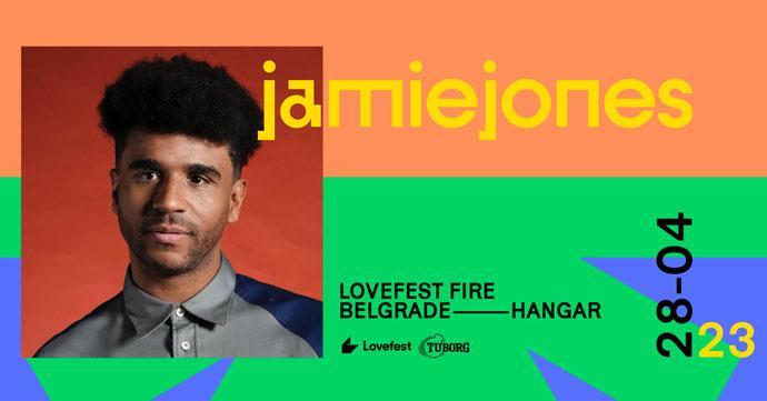 DJ Jamie Jones na Lovefest Fire žurci u Hangaru Luke Beograd 28. aprila 2023. godine.