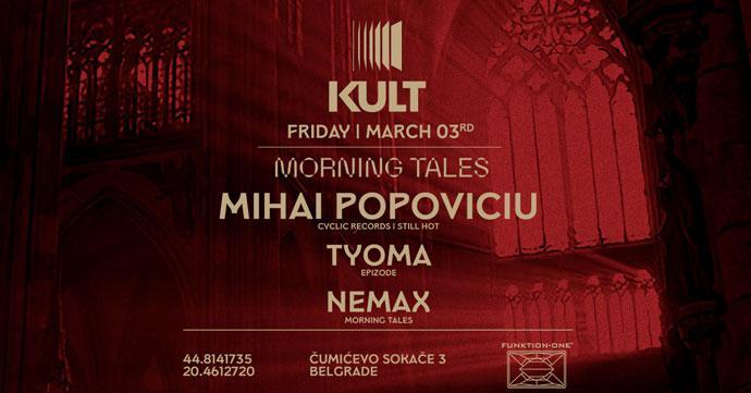 Mihai Popoviciu na Morning Tales žurci u Clubu Kult 03. marta 2023. godine.