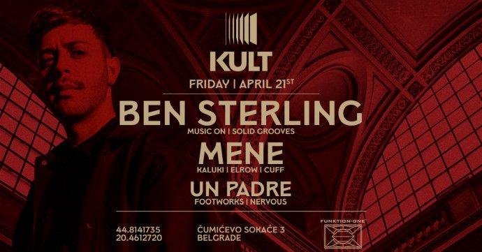 Ben Sterling gostovanje 2023 klub KULT beograd