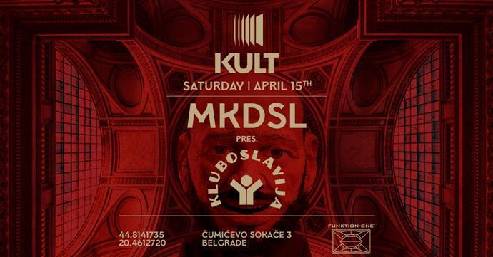 MKDSL i Kluboslavija koncept u Clubu Kult 15. aprila 2023. godine.
