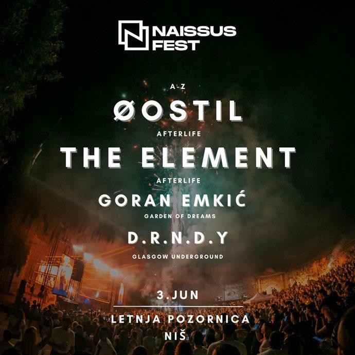 Naissus fest 2023 Line Up (izvođači).