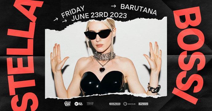 Stella Bossi će nastupiti u klubu Barutana 23. juna 2023. godine.