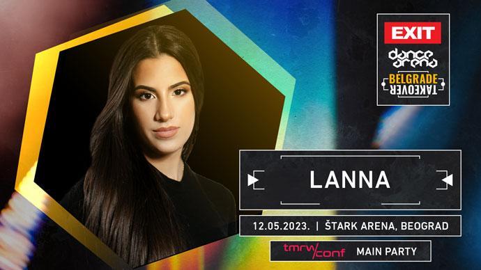 Lanna na EXIT Dance Arena Belgrade Takeover događaju u beogradskoj Areni.