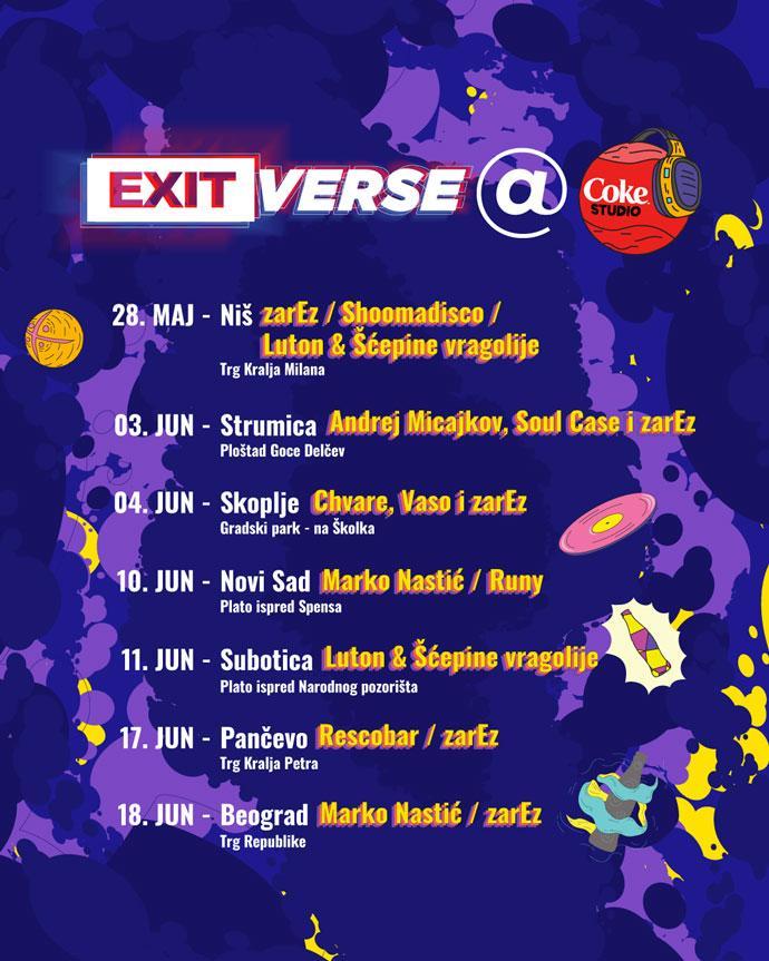 EXITVERSE Coke Studio 2023 datumi.