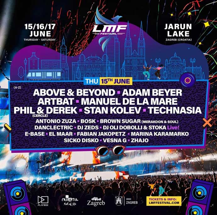 LMF festival 2023 dan prvi Line Up (spisak izvođača).