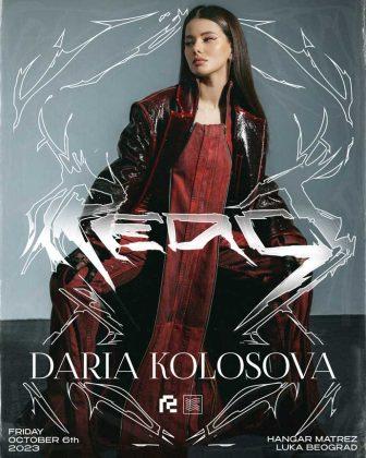 Daria Kolosova će nastupiti na REACT Festivalu 06. oktobra 2023. godine u Hangaru Luke Beograd.