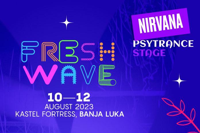 FreshWave festival 2023 Nirvana stage.