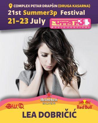 Lea Dobričić će nastupiti na Summer3p festivalu 2023.