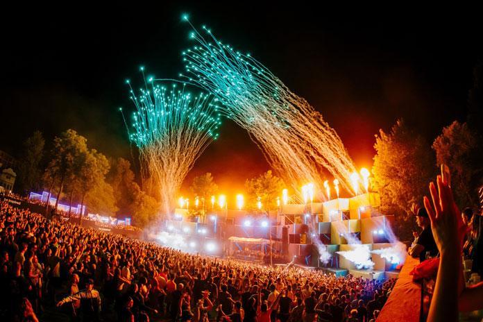 Lovefest Fire Stage.