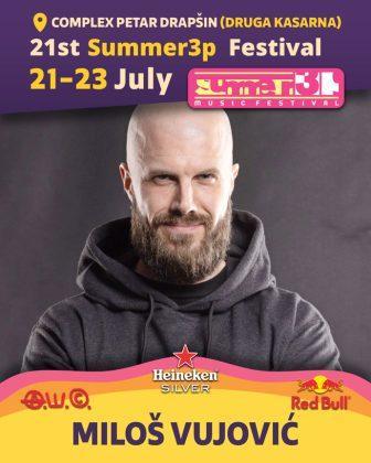 Miloš Vujović će nastupiti na Summer3p festivalu 2023.