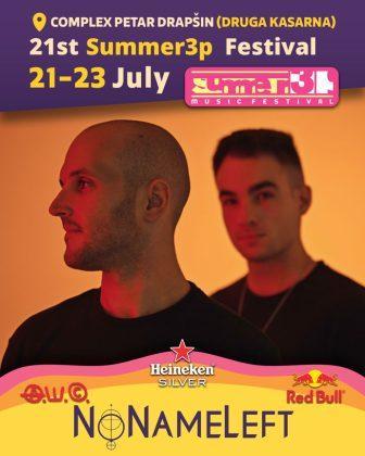 NoNameLeft će nastupiti na Summer3p festivalu 2023.