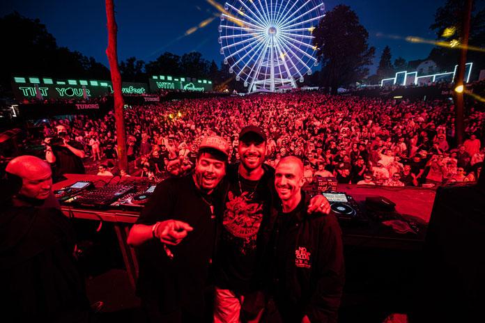 Seth Troxler, Dennis Cruz i William Djoko triple b2b na Lovefestu 2023. godine, fotograf Benny - Take A Moment.