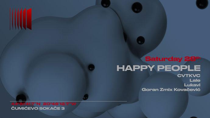 Happy People kolektiv će nastupiti u Clubu Kult 28. oktobra 2023. godine.