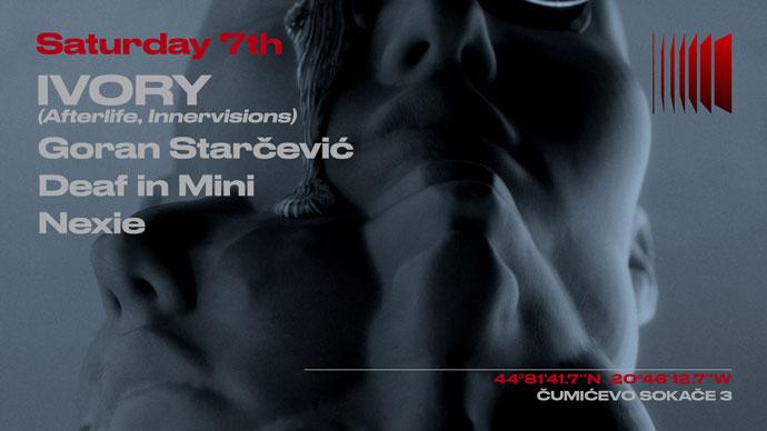 Ivory, Nexie i Goran Starčević će nastupiti 07. oktobra 2023. godine u Clubu Kult.