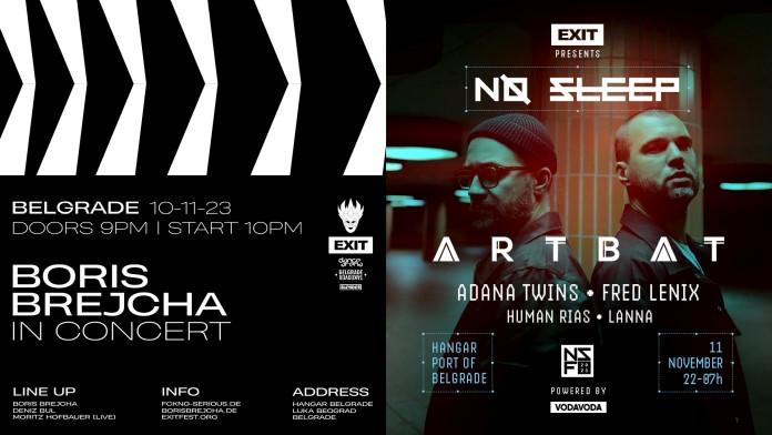 Brejcha večeras u beogradskom hangaru, u subotu stižu ARTBAT, Adana Twins i Fred Lenix
