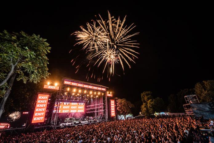 EXIT festival 2023, vatromet.