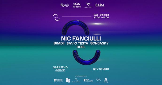 Nic Fanciulli dolazi u RTV Dom - Studio 1 u Sarajevu 02. decembra 2023. godine u Garden Of Dreams i Way Out organizaciji.