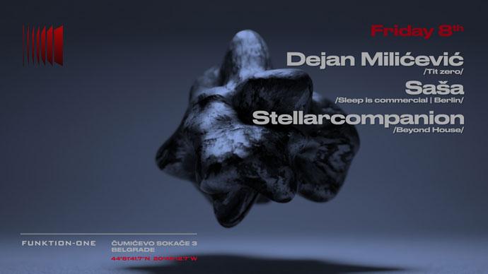 Dejan Milićević, Saša i Stellarcompanion će nastupiti u Clubu Kult 08. decembra 2023. godine.