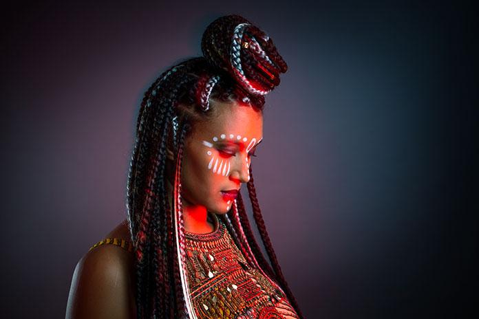 DJ-ica i producentkinja Awen, fotografisao Jerome Juv Bauer.