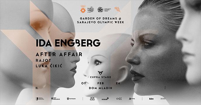 Ida Engberg će nastupiti u Domu mladih u Sarajevu na Garden of Dreams audio-vizelnom show-u 9. februara 2024. godine.