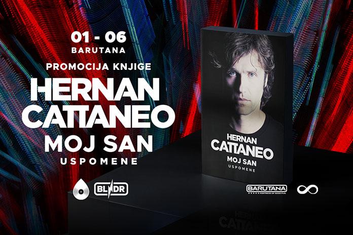 Hernan Cattaneo „Moj san - uspomene” promocija knjige u klubu Barutana 01. juna 2024. godine.
