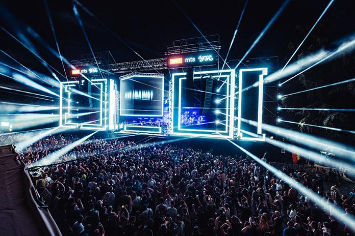 EXIT festival, Dance Arena tokom Mind Against nastupa 2023. godine.