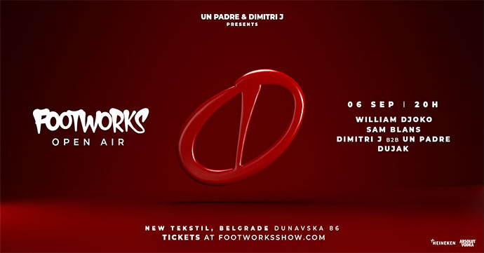 William Djoko će nastupiti na Footworks Show događaju u New Tekstilu 06. septembra 2024. godine.