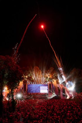 Lovefest 2024 Fire Stage i vatromet.