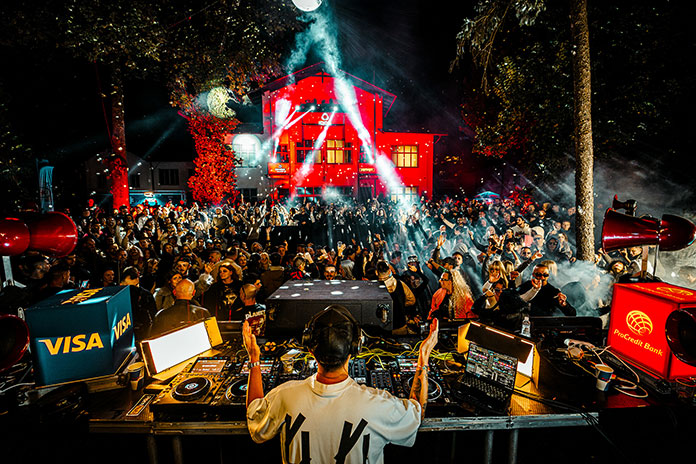 Nic Fanciulli na Garden of Dreams događaju u Vili Braun 12. oktobra 2024. godine. Fotografisao Adnan Lingo.