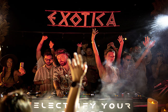 Talaz-Exotica-Event-by-Igor-Jeremic Duo Talaz tokom svog Hybrid Live seta na Exotica Eventu, fotografisao Igor Jeremić.