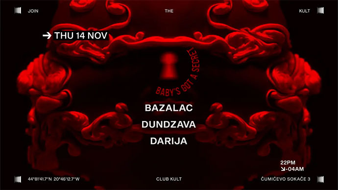 Bazalac, Darija i Dundzava će nastupiti u Clubu Kult 14. novembra 2024. godine.