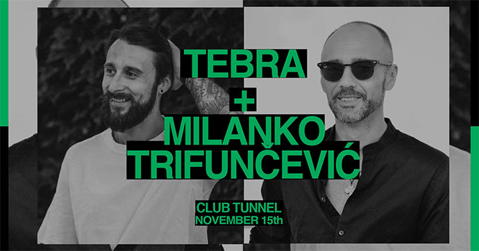 Tebra i Milanko Trifunčević u Clubu Tunnel 15. novembra 2024. godine.