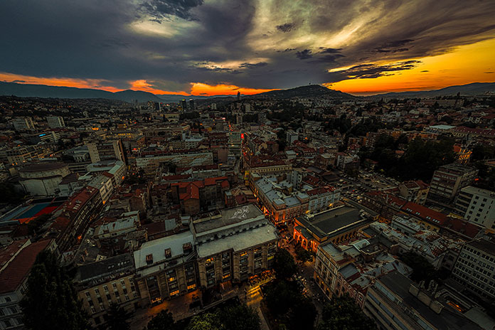 Sarajevo, fotografisao Adnan Lingo.