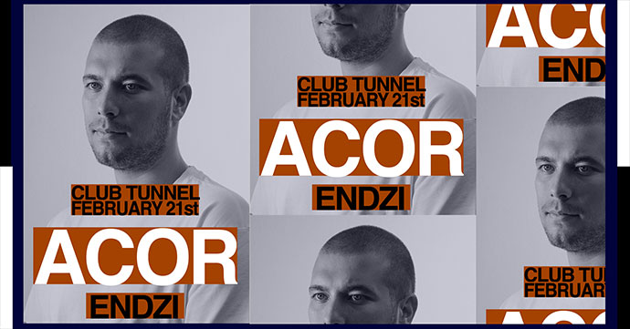 ACOR i Endzi će nastupiti u Clubu Tunnel 21. februara 2025. godine.