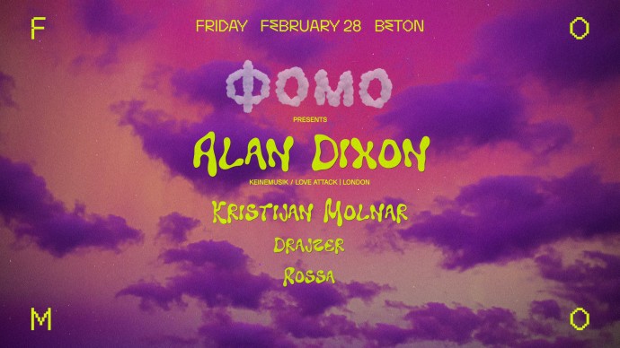 Alan Dixon Beograd klub Beton FOMO event