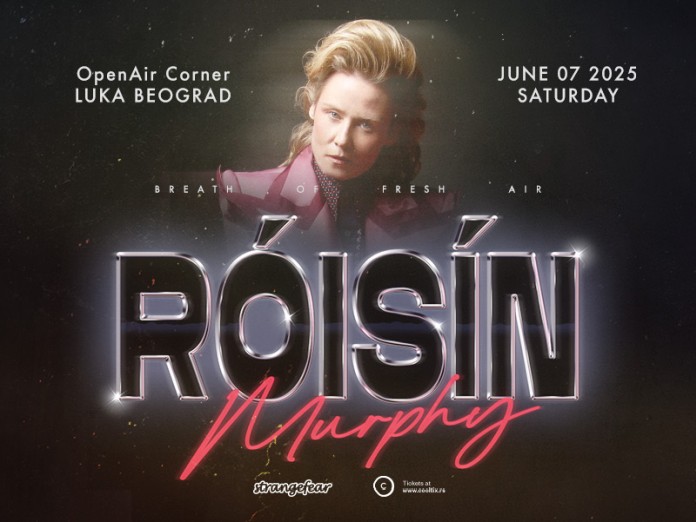 Irska muzička ikona Róisín Murphy stiže u Beograd 7. juna! Irska muzička ikona Róisín Murphy stiže u Beograd 7. juna!