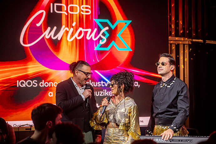 Angellina i Mapo Keys na IQOS Curious X Eventu u klubu Kran u Beton Hali, fotografija Live Production.