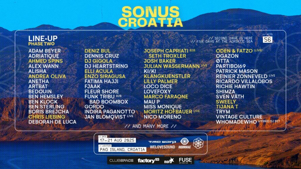 Sonus Croatia otkriva nova imena na programu za izdanje 2025